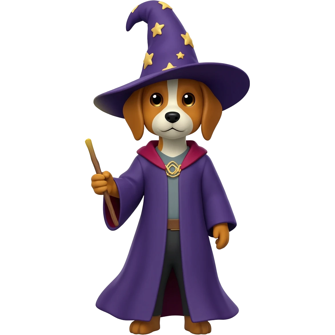 Dog wizard emoji