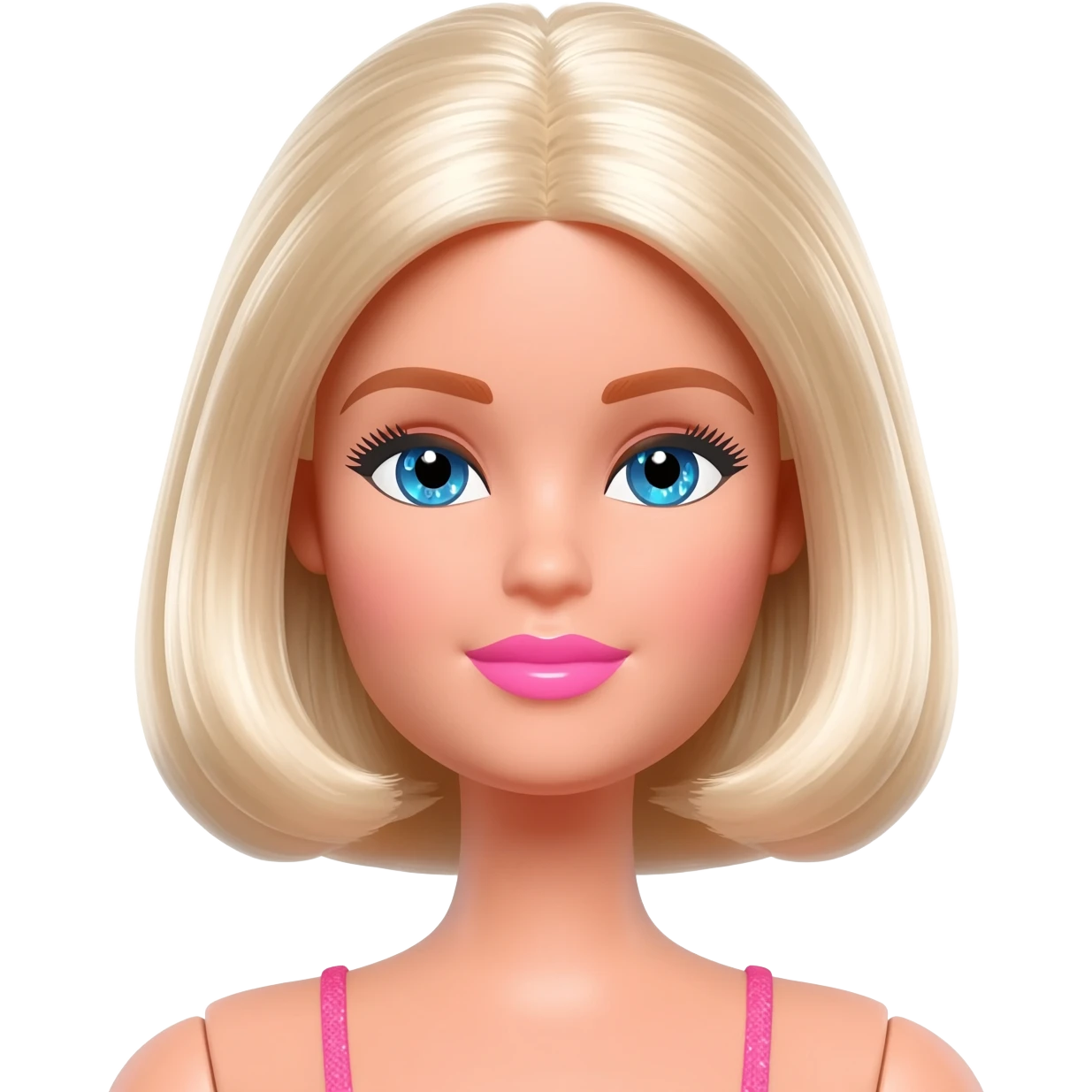 Barbie Doll Face emoji