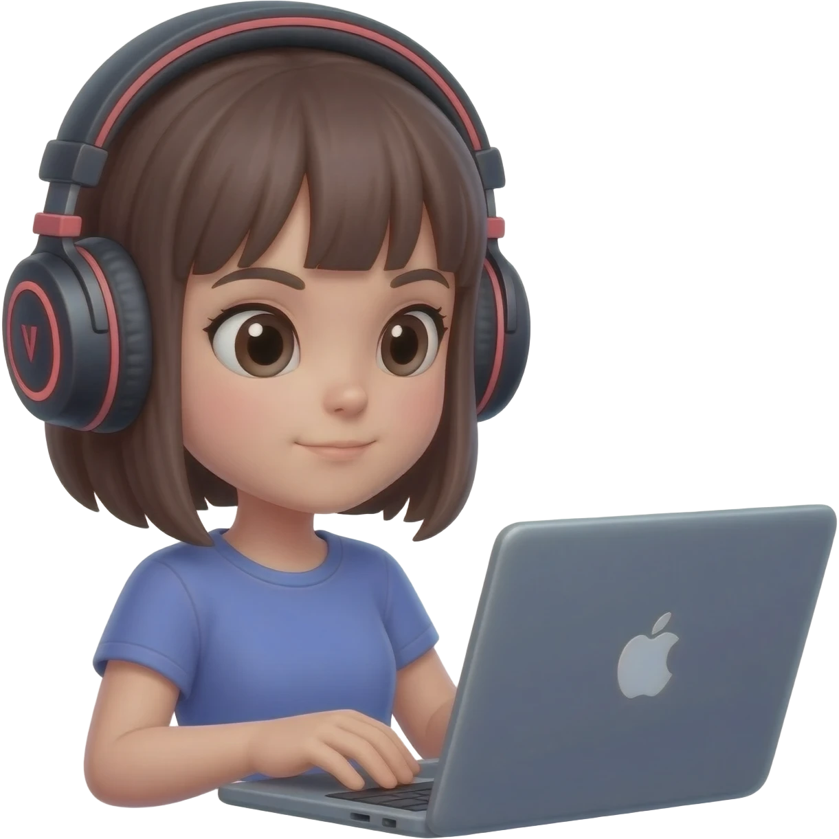 girl gamer hello emoji