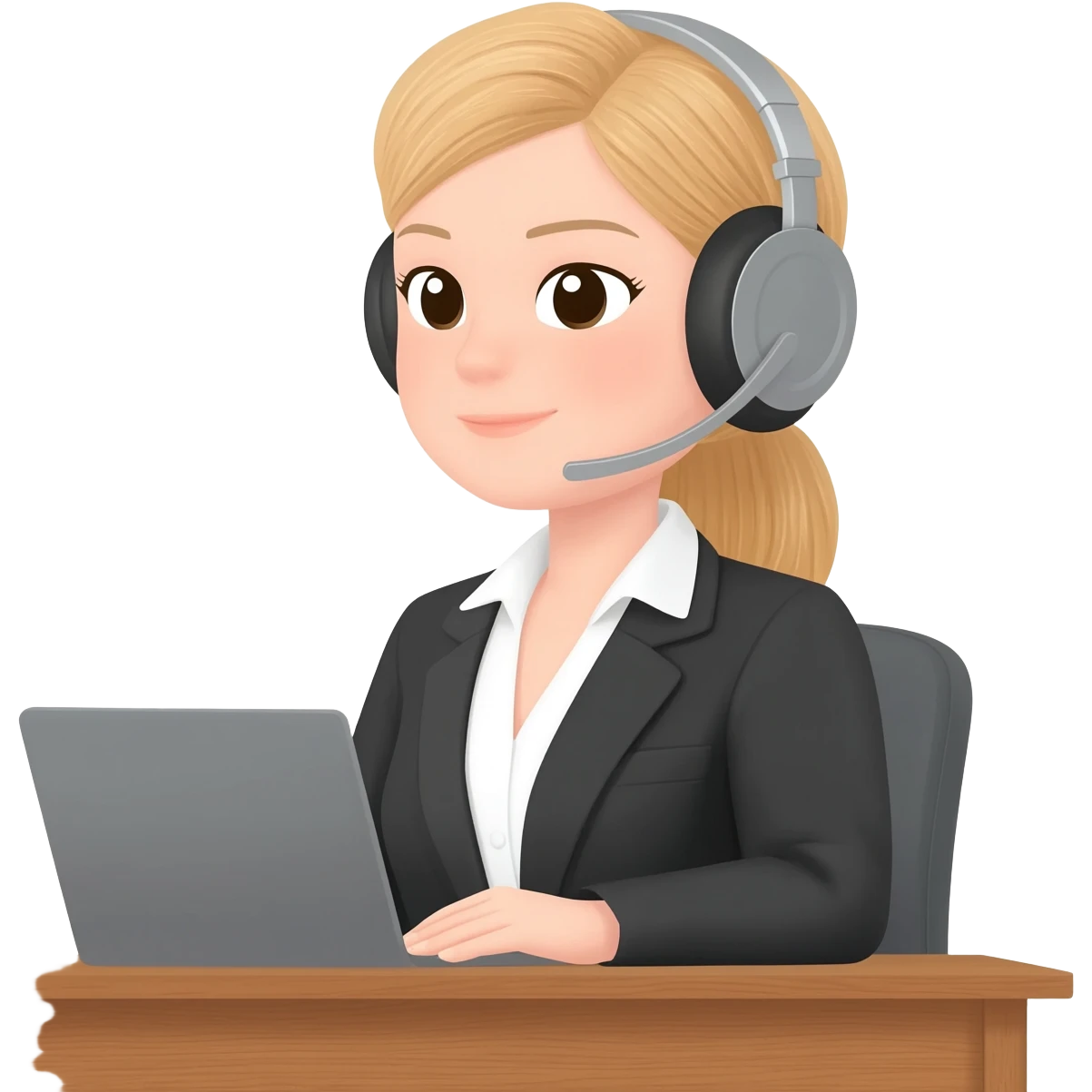 👩🏻‍💼🎧🏠 emoji