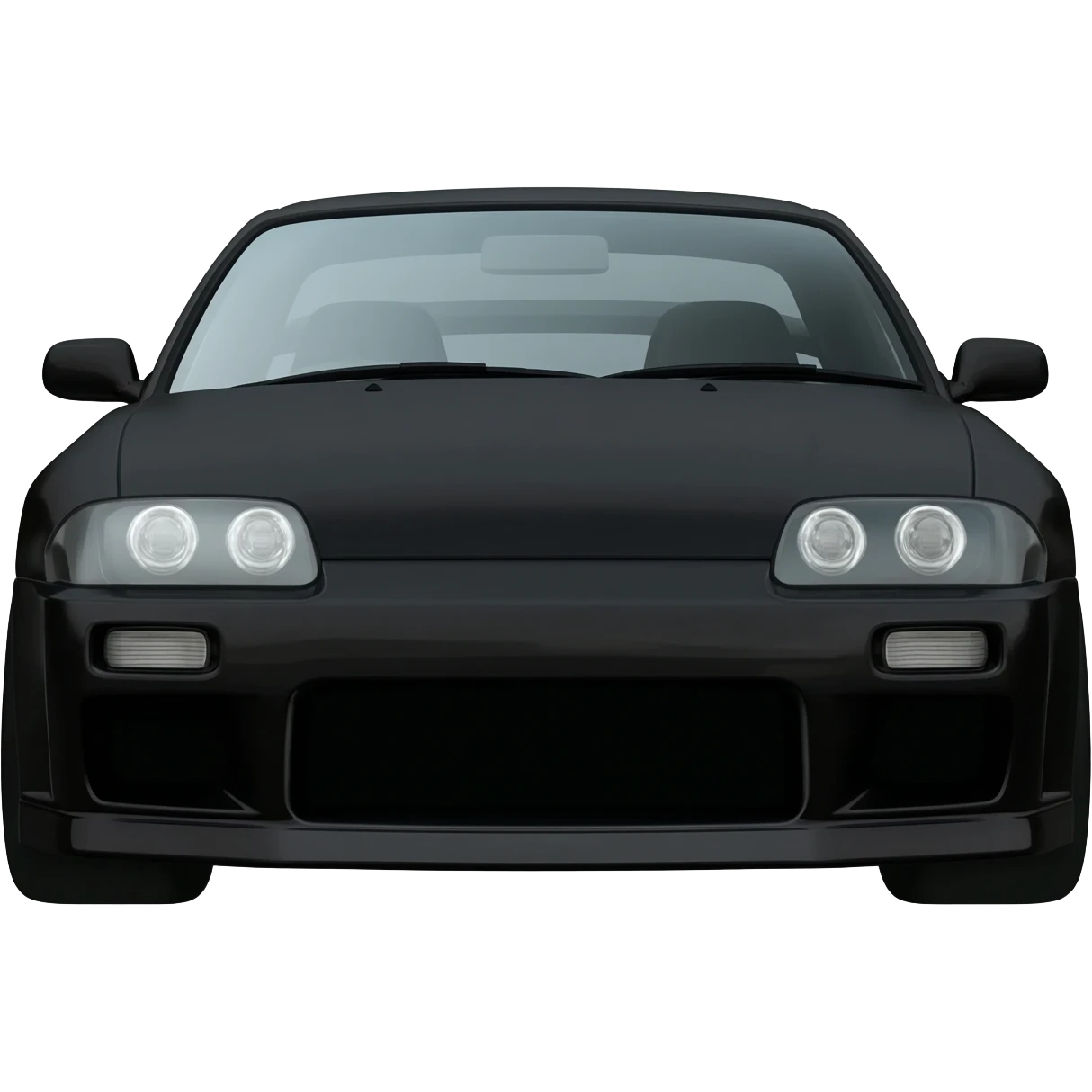 Black Nissan Silvia s15 car emoji