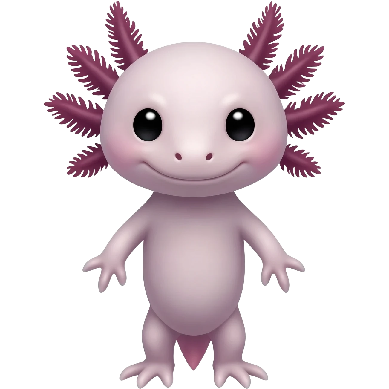 Cute small acelotl emoji