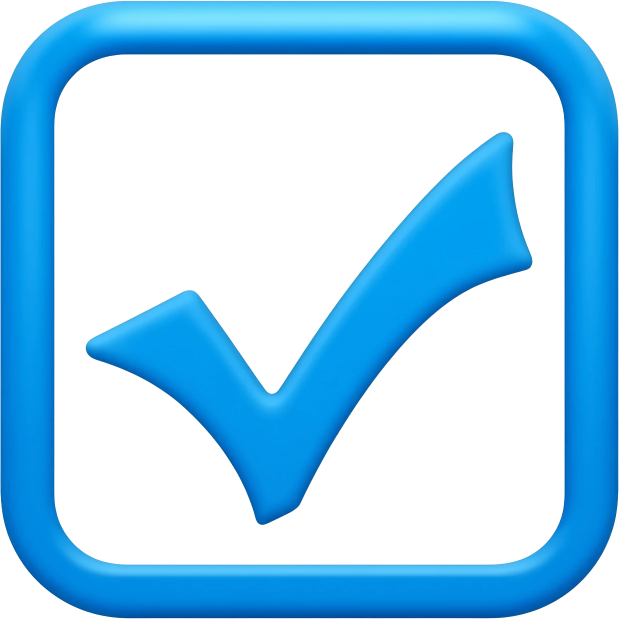 Verificado azul palomita emoji