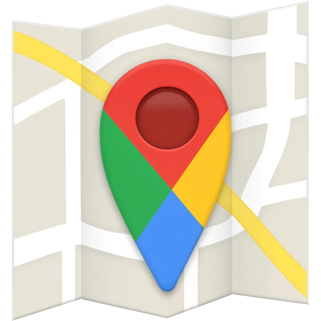 White Google maps emoji
