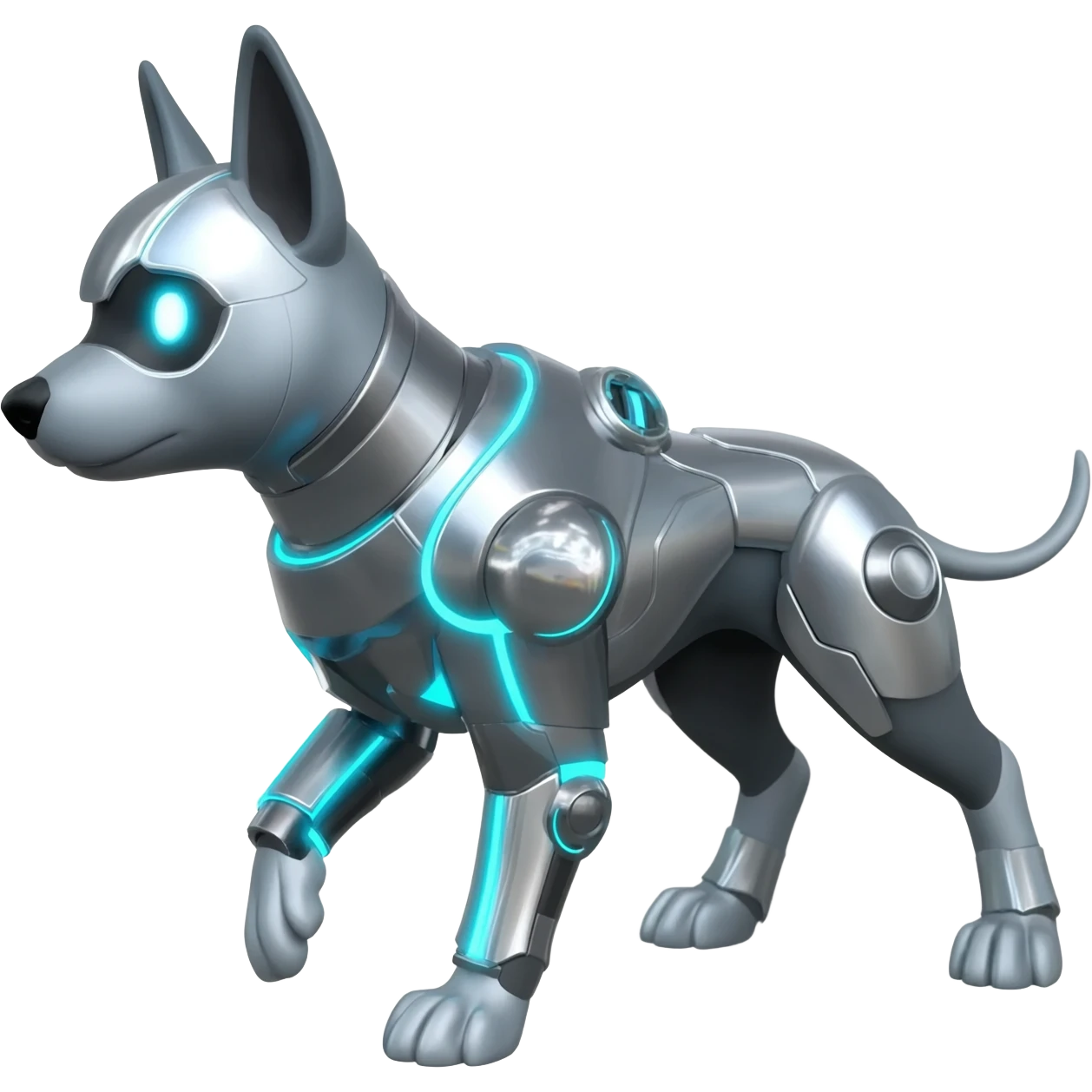 Futuristic Fakemon-canine emoji