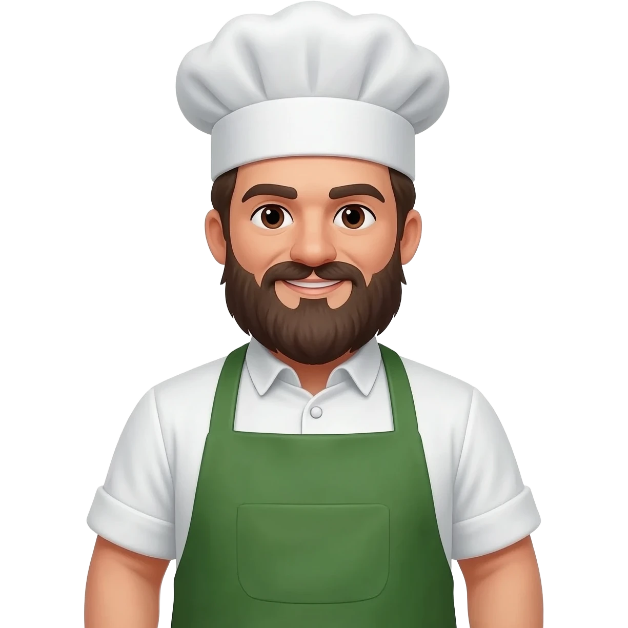 an uruguayan chef with beard emoji