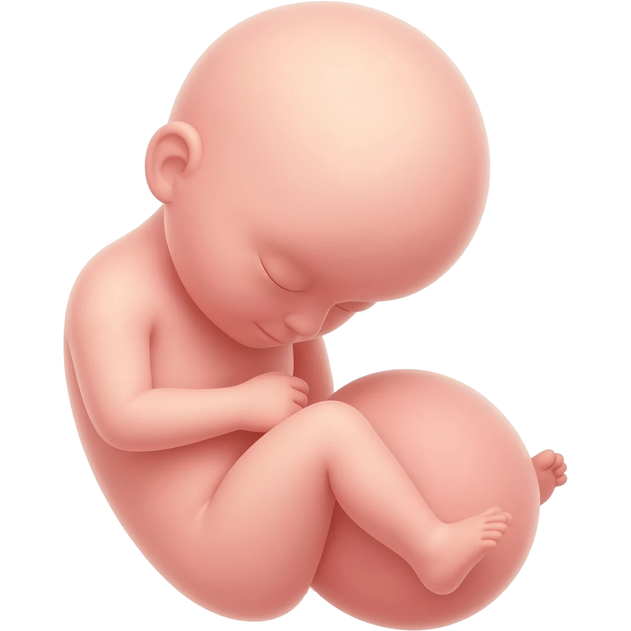 simple foetus depiction emoji