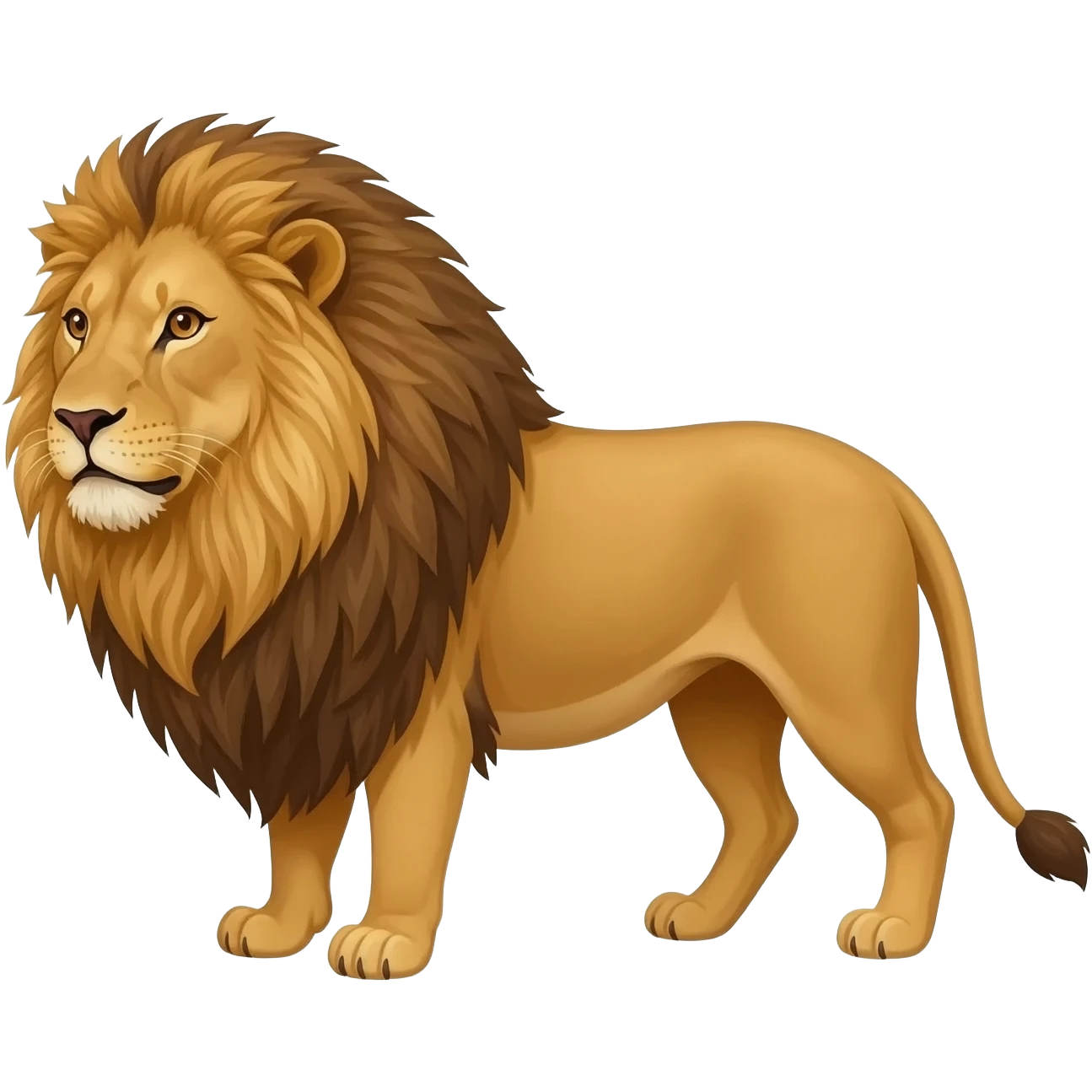barbary lion full body emoji