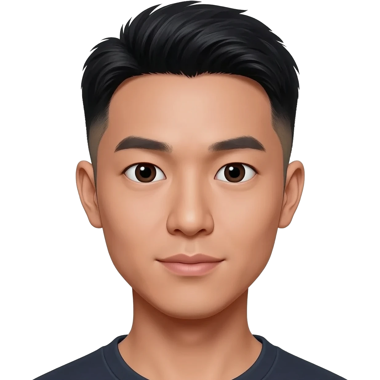 Filipino korean man fade hair cut 25 year old  emoji