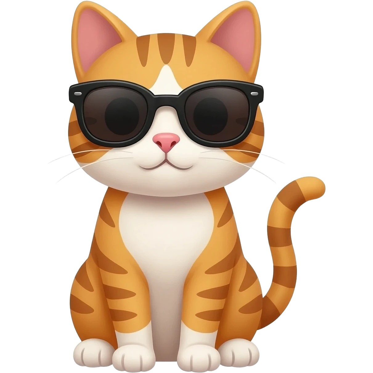 Cat wearing sunglasses emoji