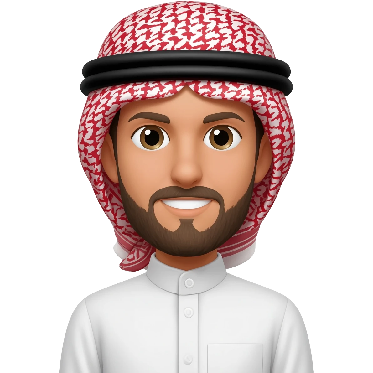 Saudi male with a ghutra emoji