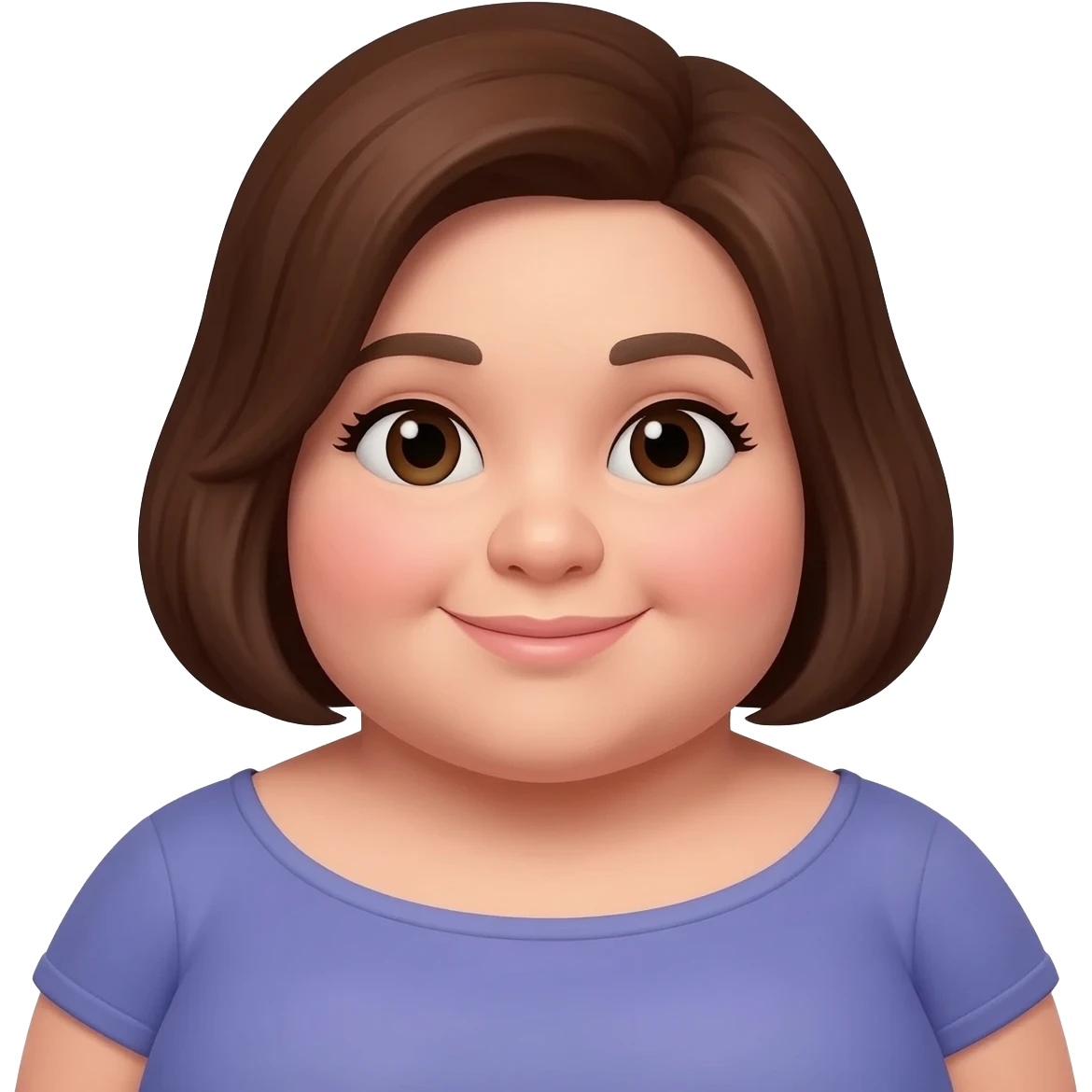 Fat woman emoji