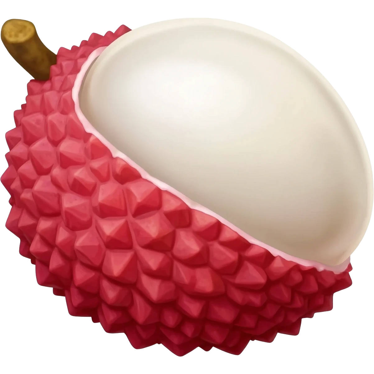Lychee emoji