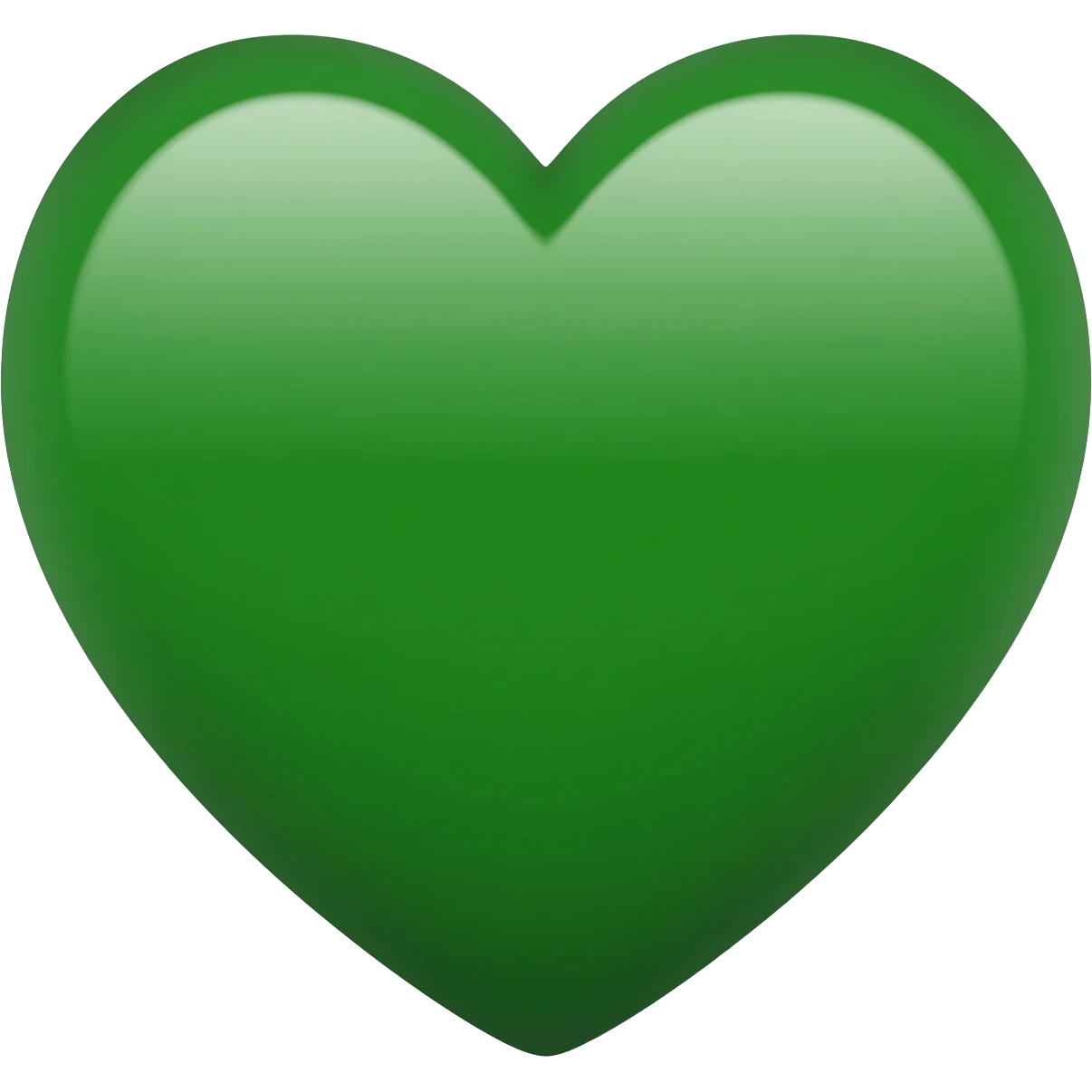 heart, black and green emoji