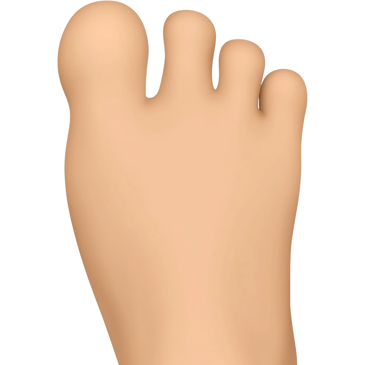 holding up 2 toes emoji