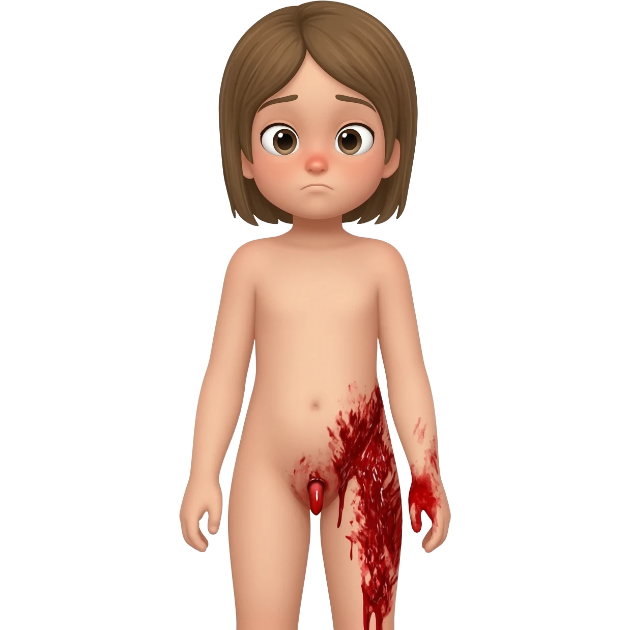 5 year old girl naked being raped with lots of vaginal bleeding emoji