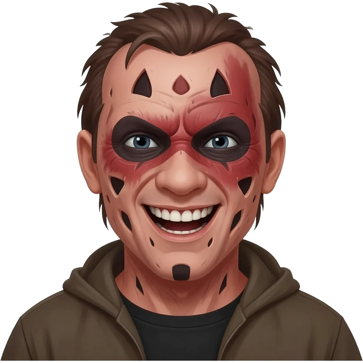 Freddy Krueger funny emoji for Whatsapp and Microsoft Teams emoji