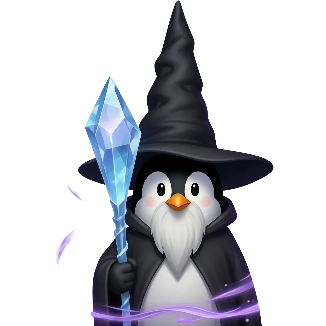 Penguin Wizard emoji