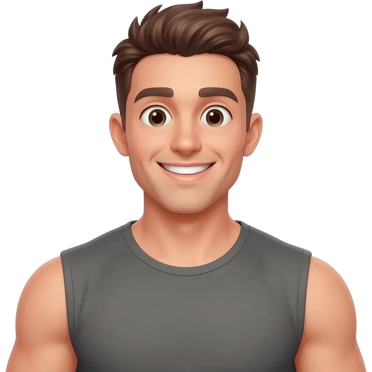 gay muscular emoji