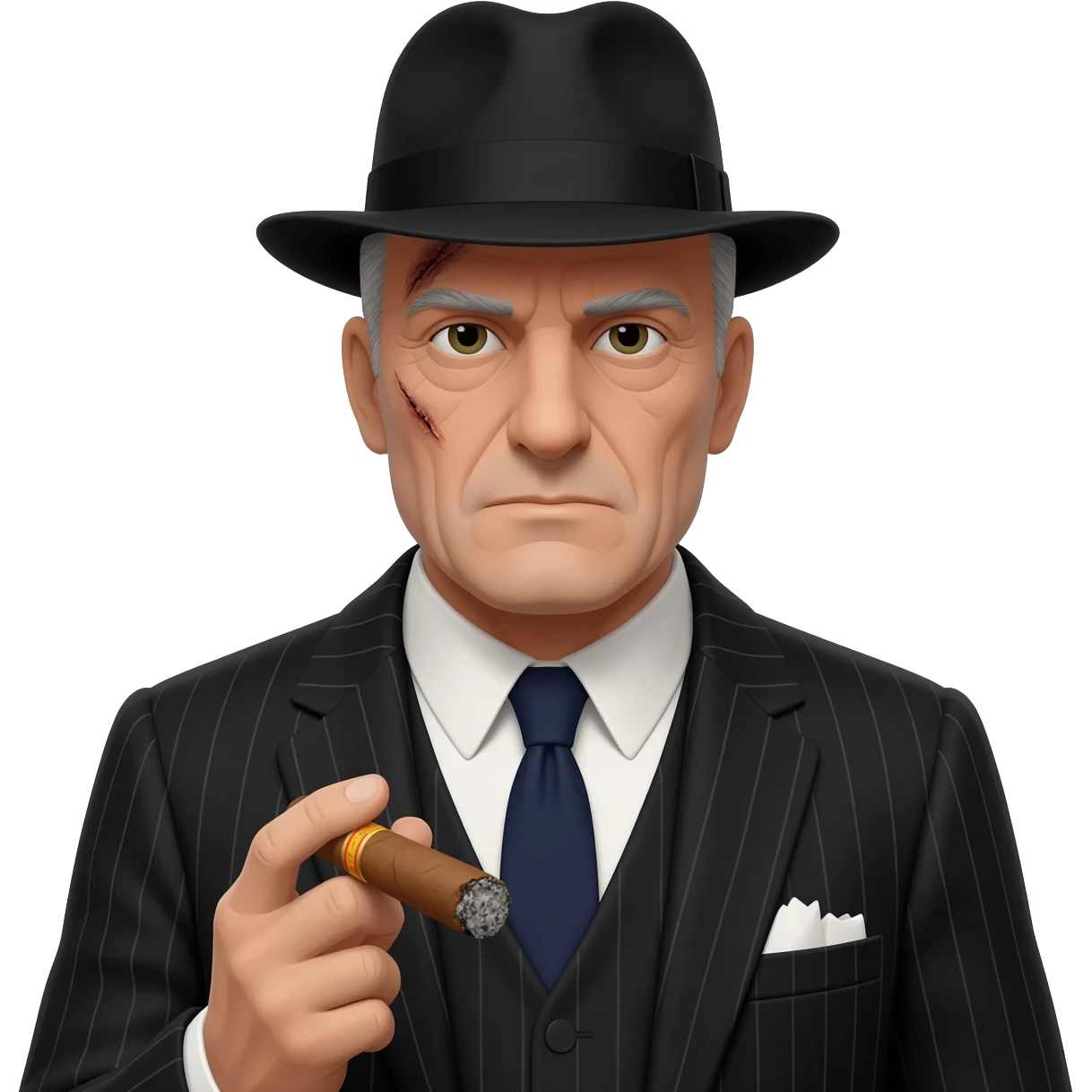 Old Italian mafia style gentleman emoji