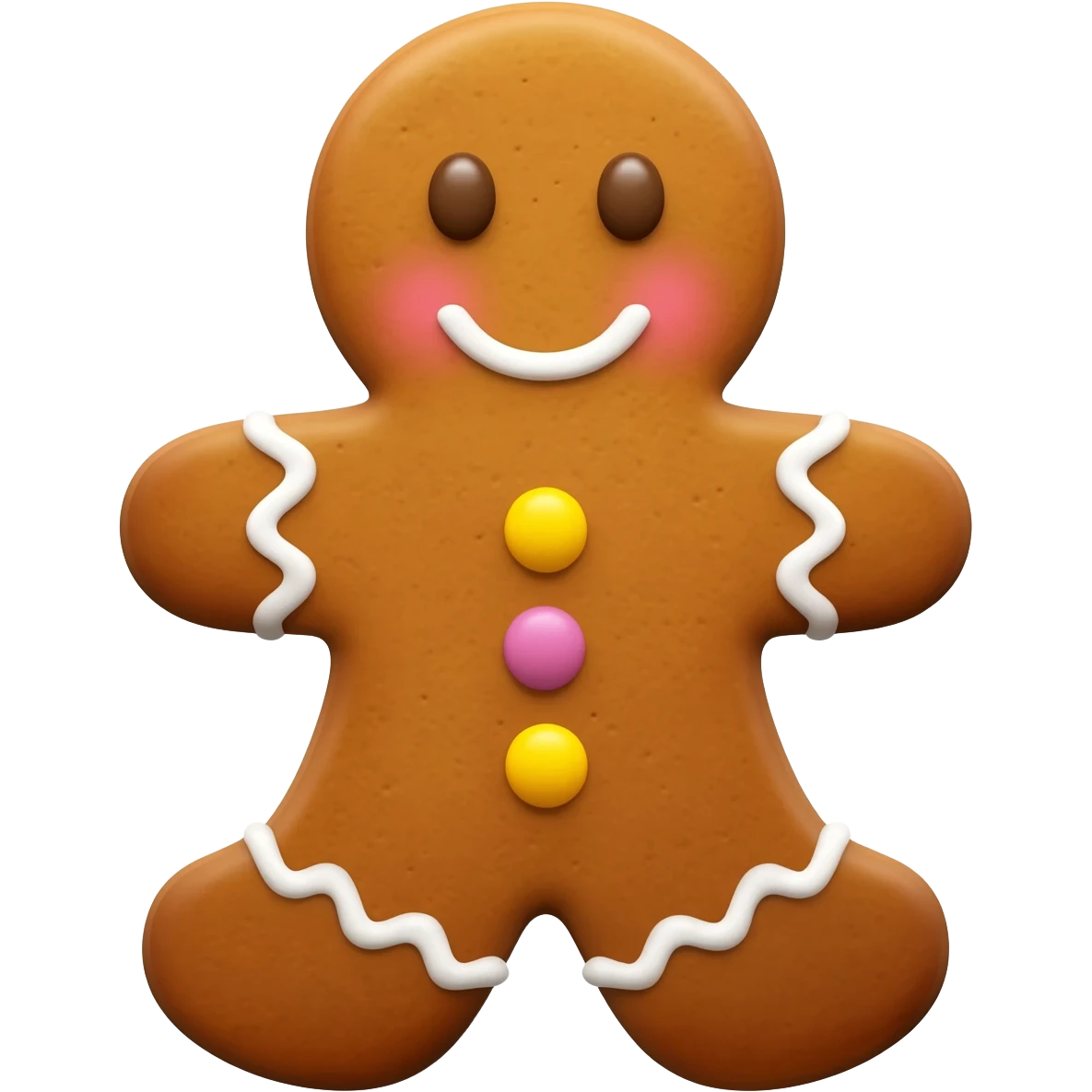 gingerbread man emoji