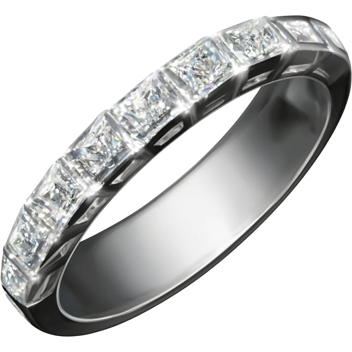 Glowing diamond marriage ring emoji