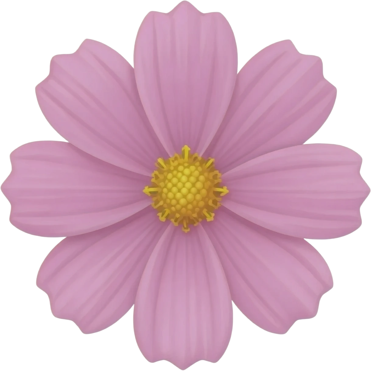 Una flor de cosmos emoji