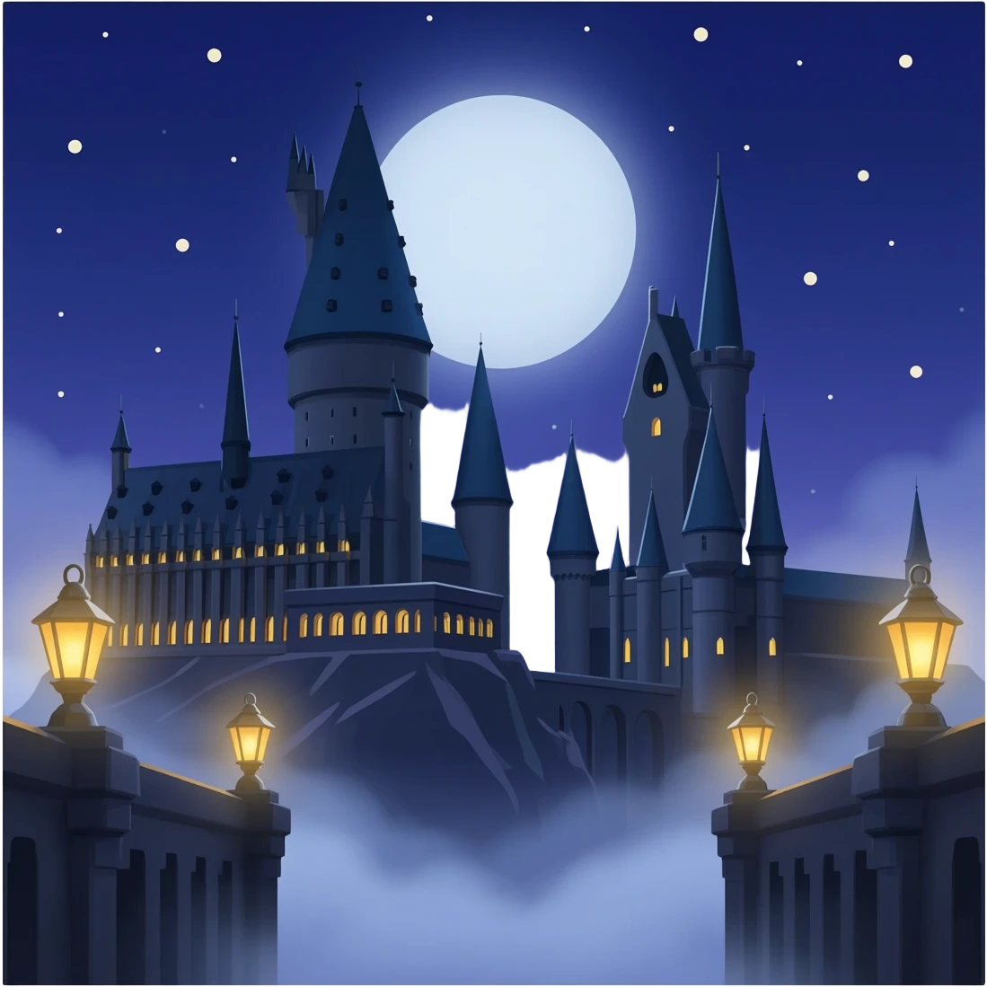 magical hogwarts emoji