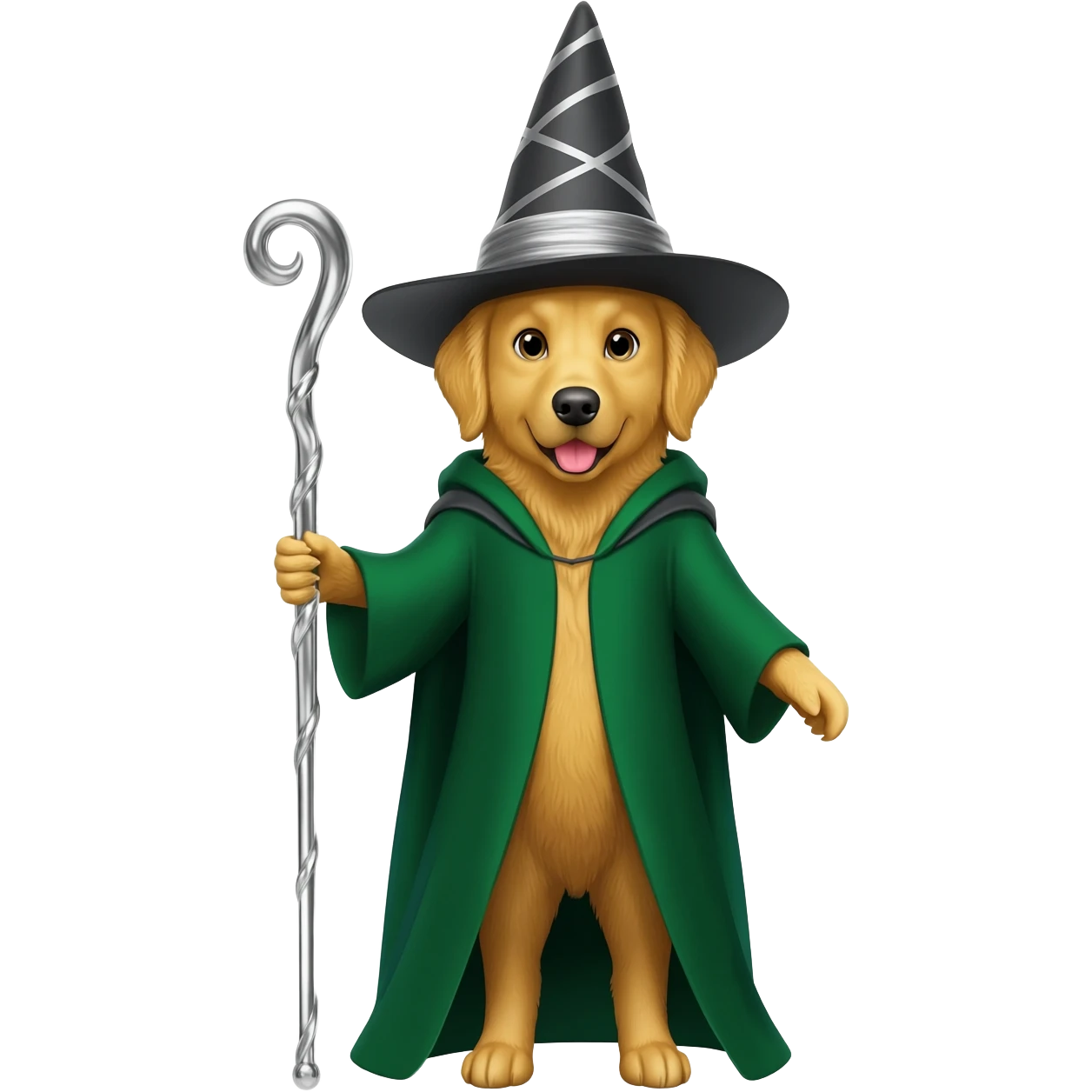 Dog wizard emoji