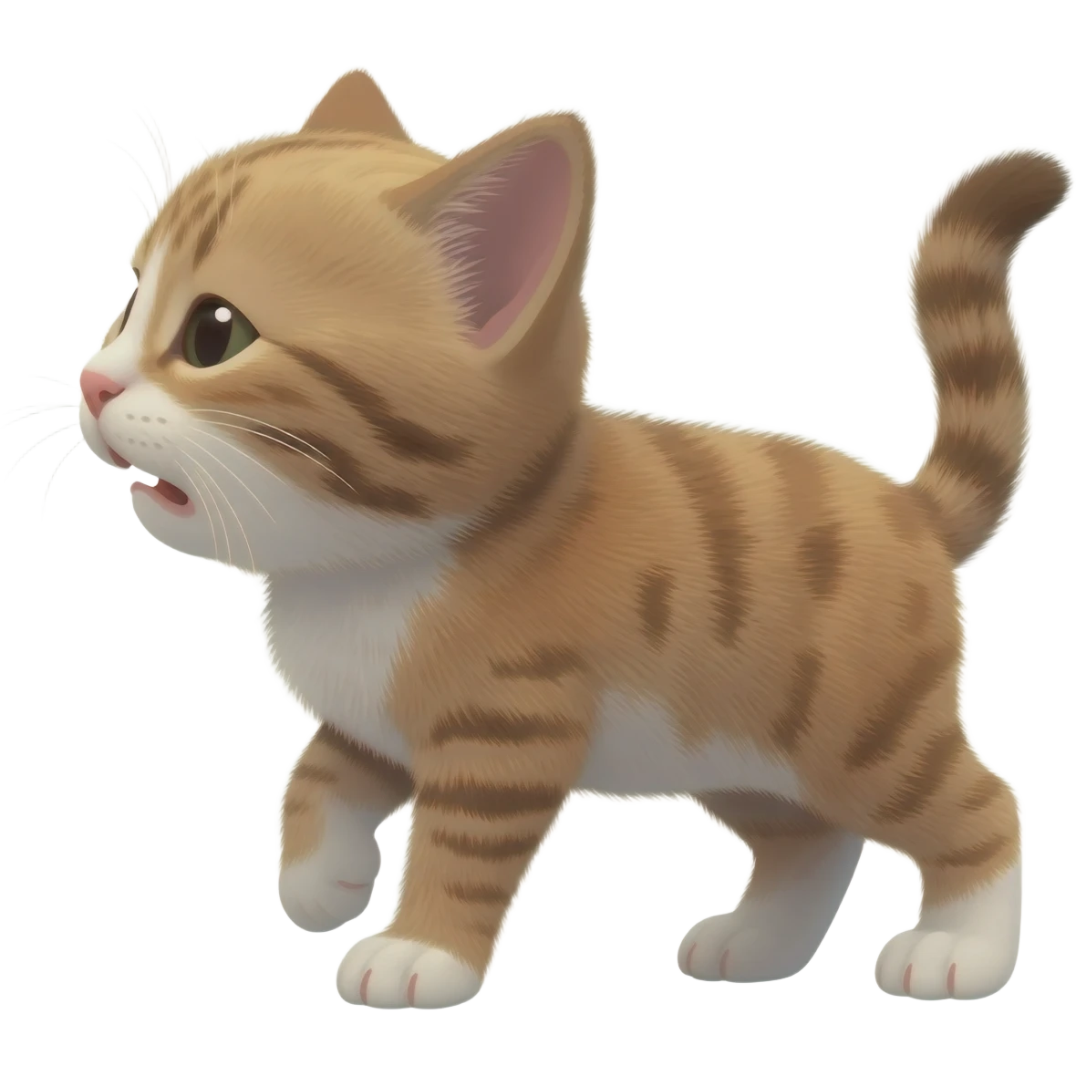 the kitten sneezes emoji