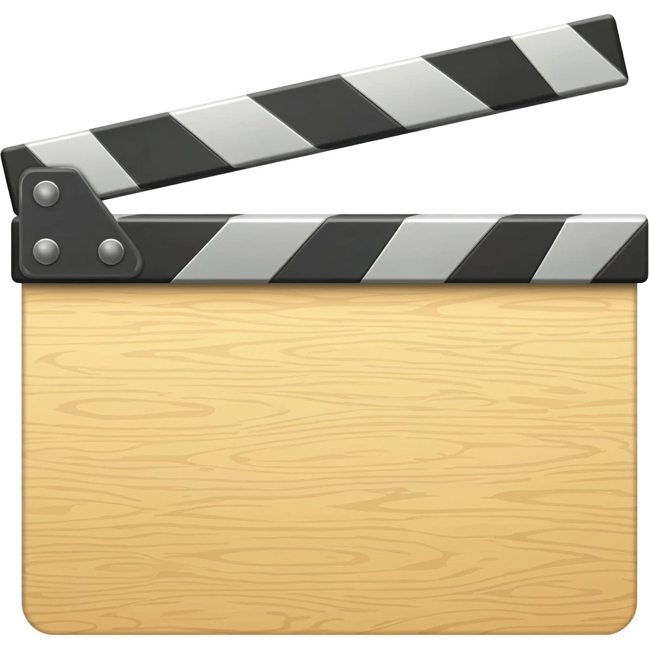 Beige Movie clapperboard emoji