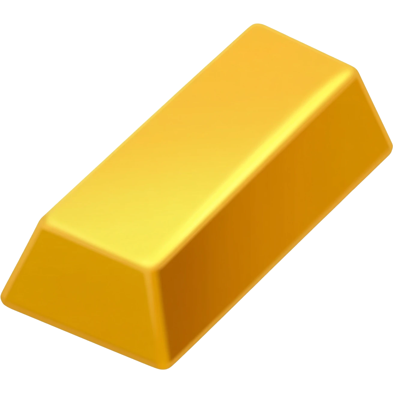 Simple gold bar emoji