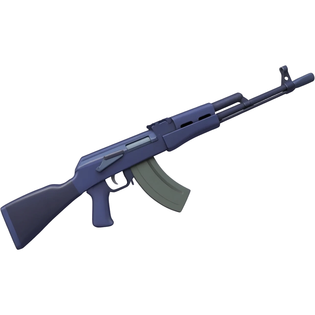 crea un rifle de color guard en 3d emoji