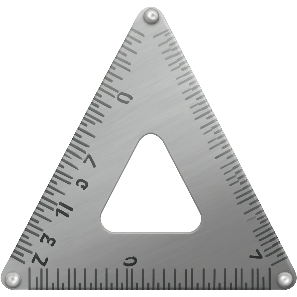 triangular ruler, emoji
