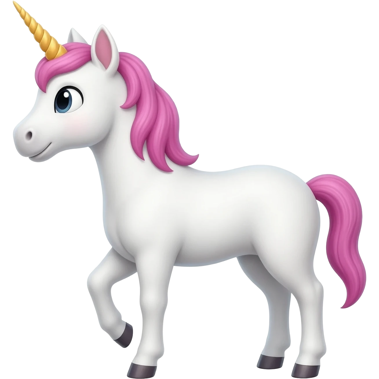 unicorn whispering emoji