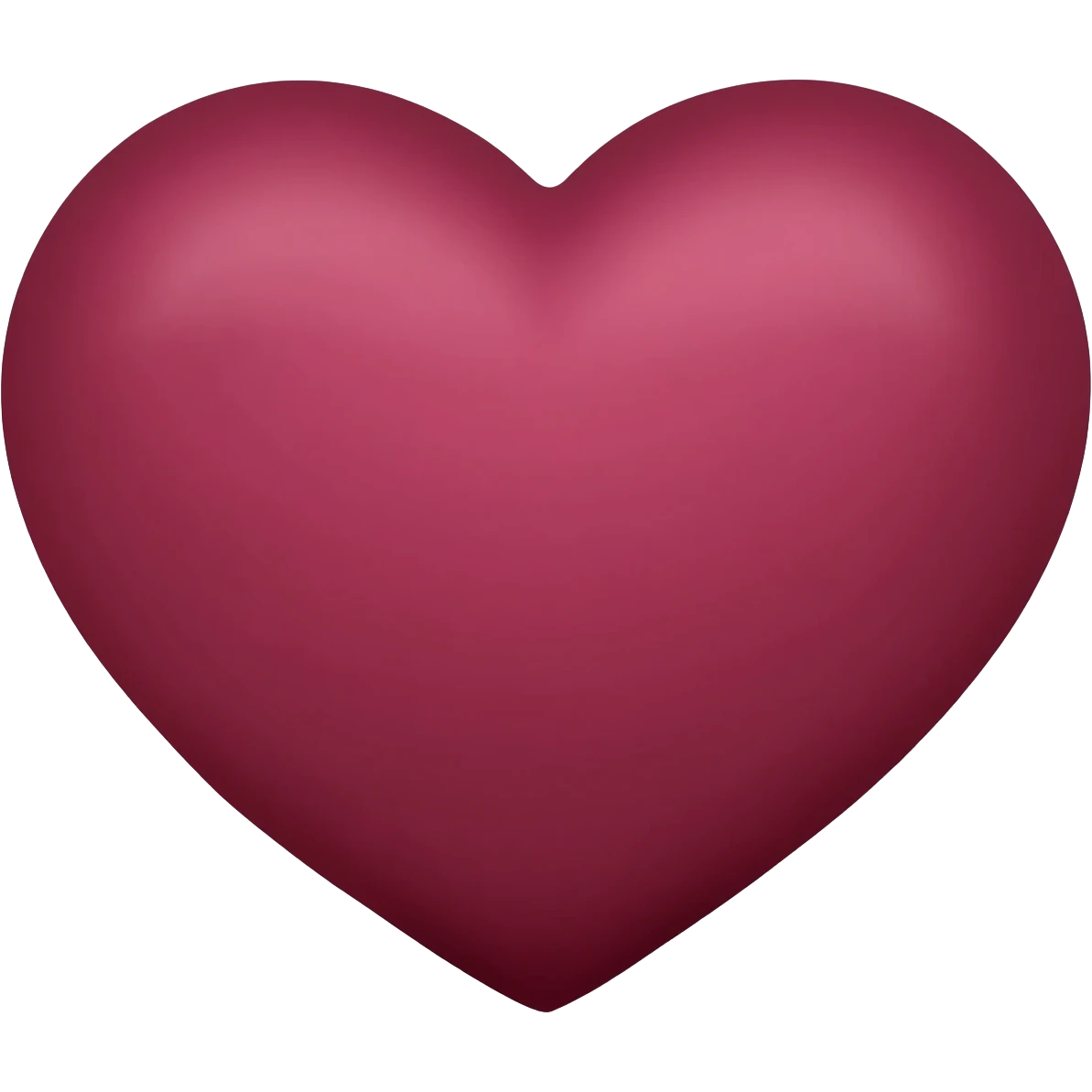 Maroon heart emoji