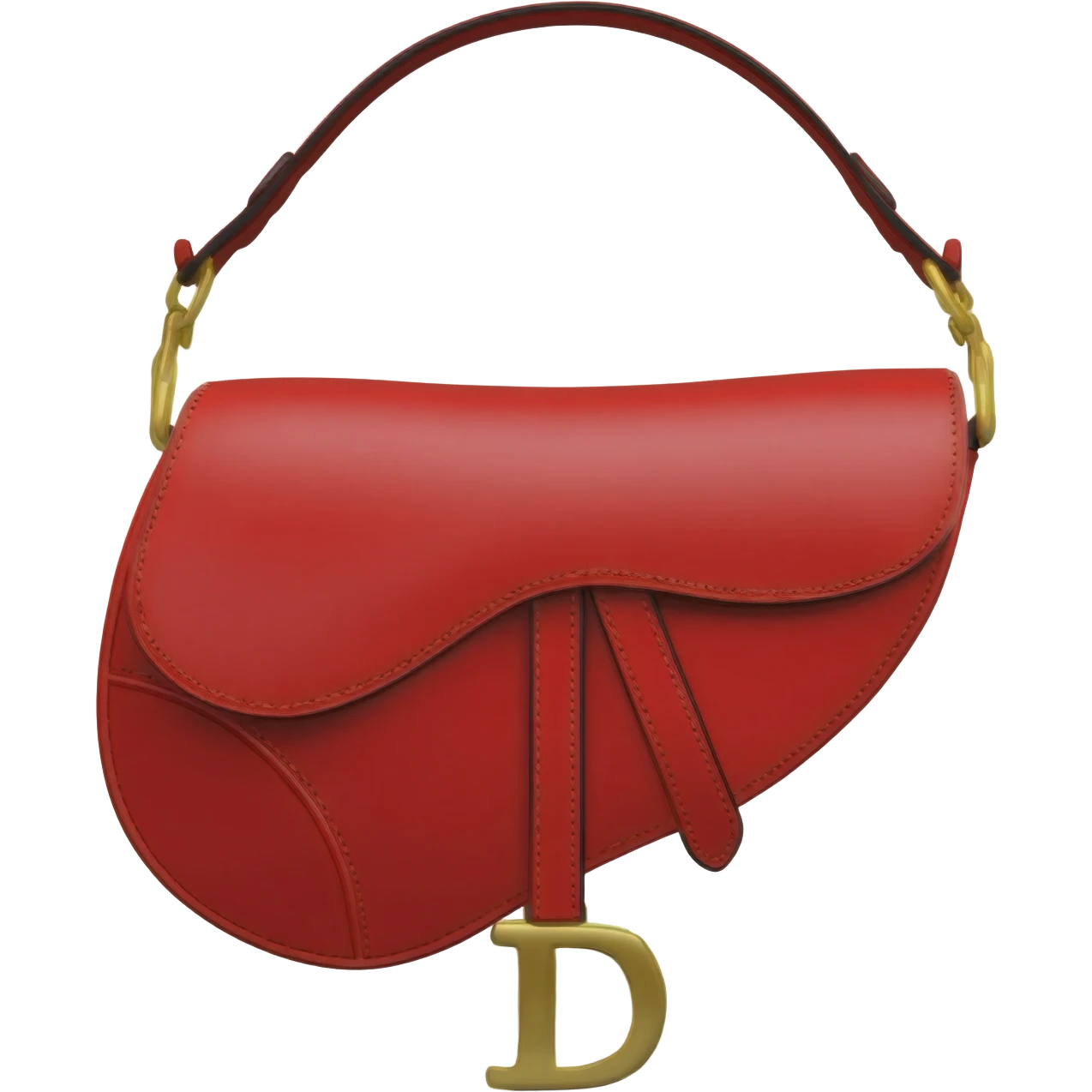 red dior saddle bag emoji