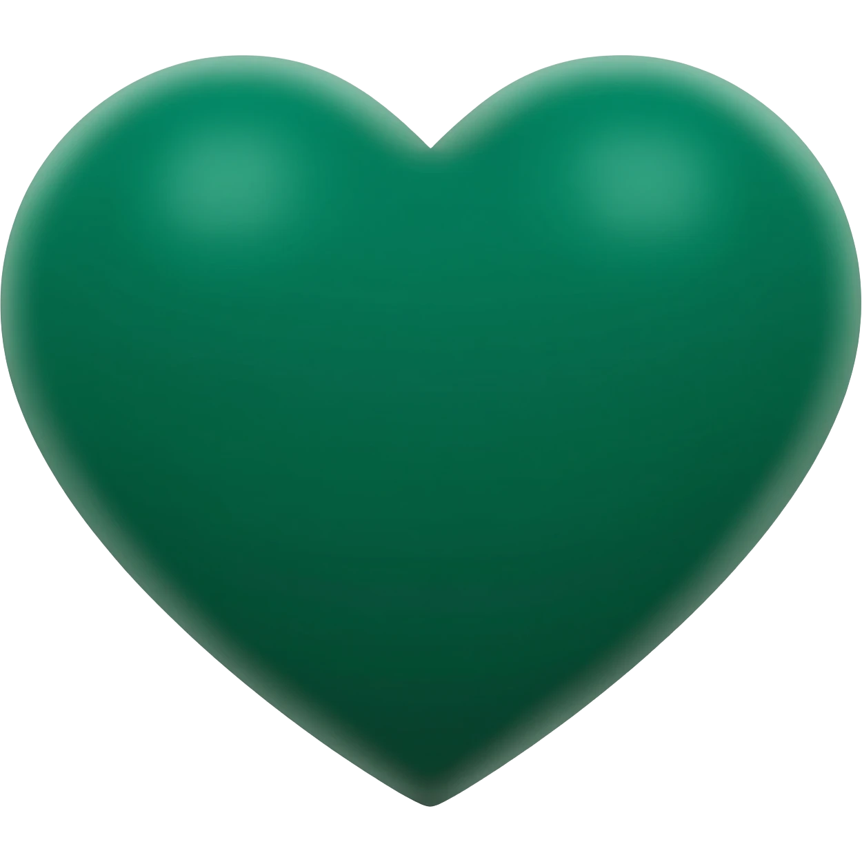 Make a dark green heart emoji