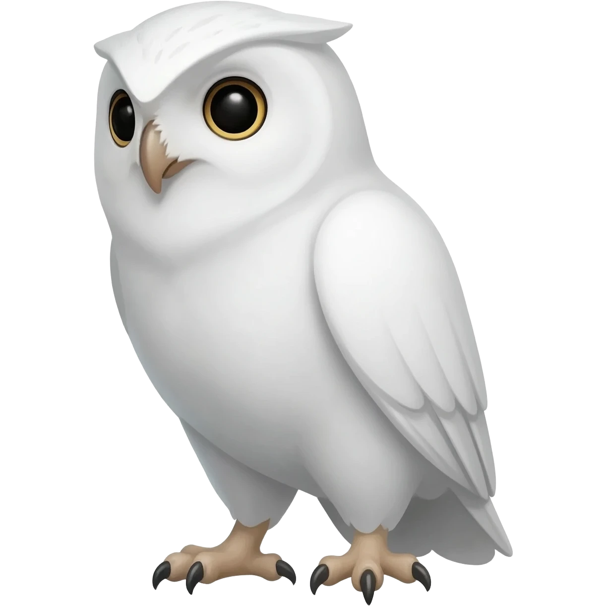 white owl not on a bruch emoji