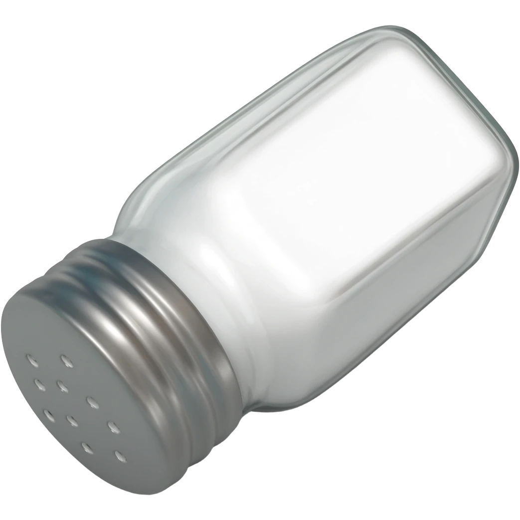 umgefallener Salzstreuer emoji