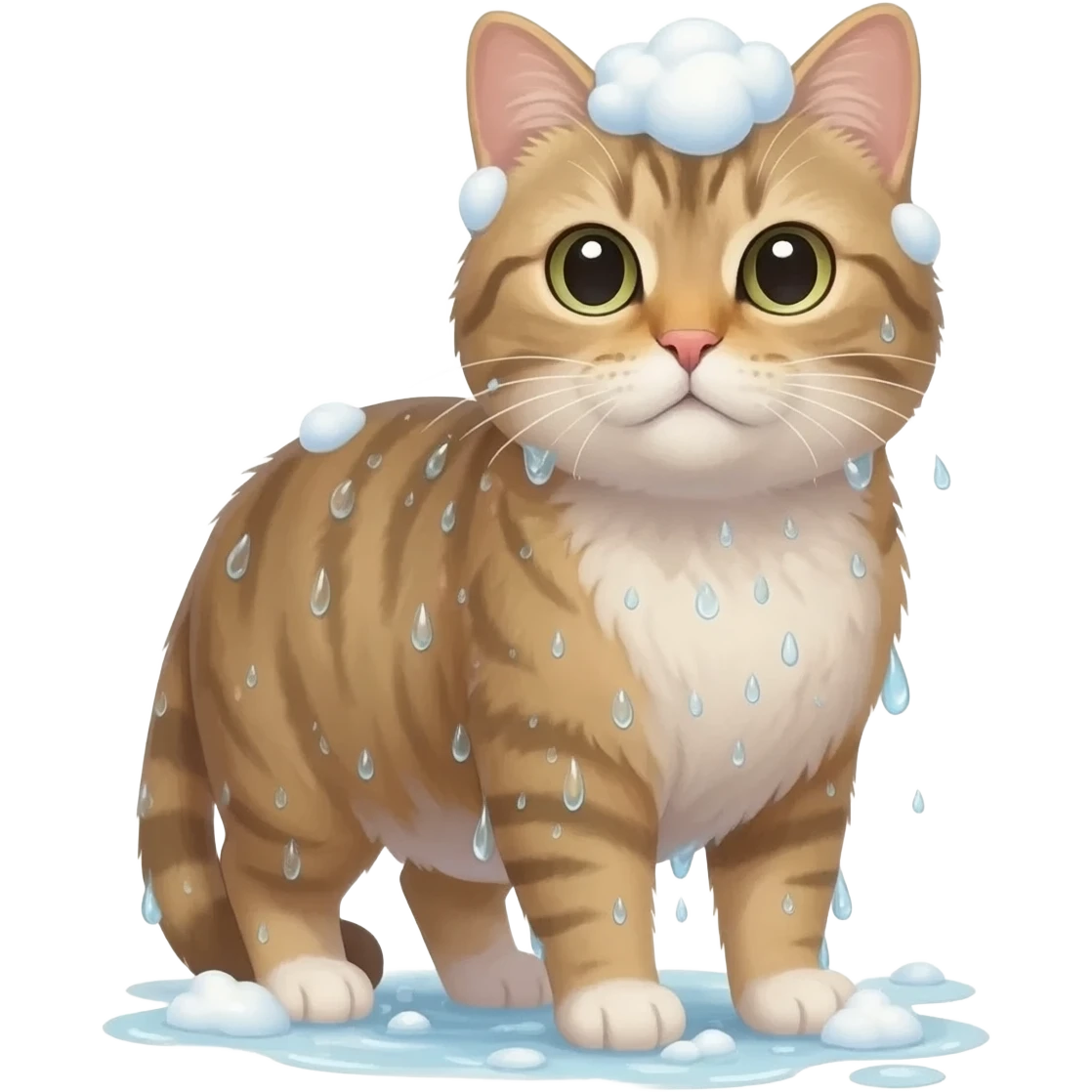 cat in the shower emoji