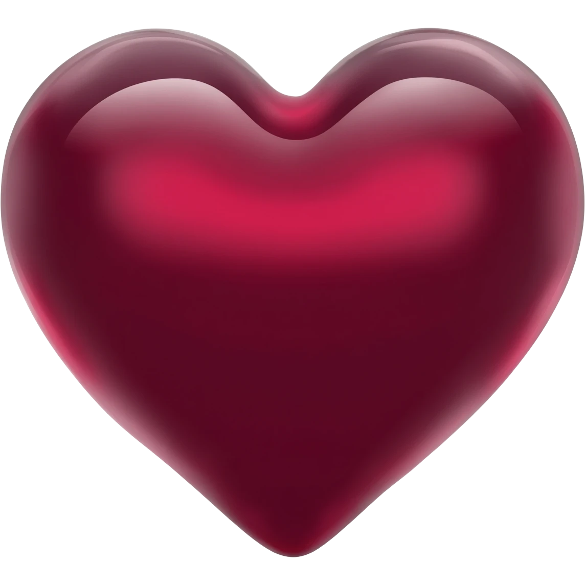 Create a maroon heart emoji