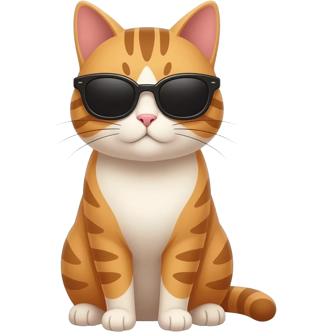 Cat wearing sunglasses emoji