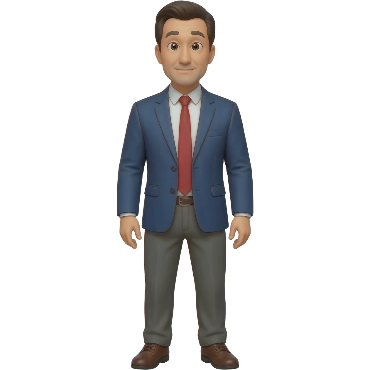 Hombre de 40 años, cuerpo completo. emoji