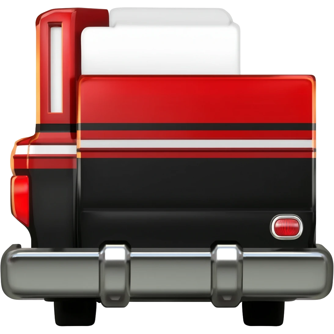 Dépanneuse rouge et noir emoji