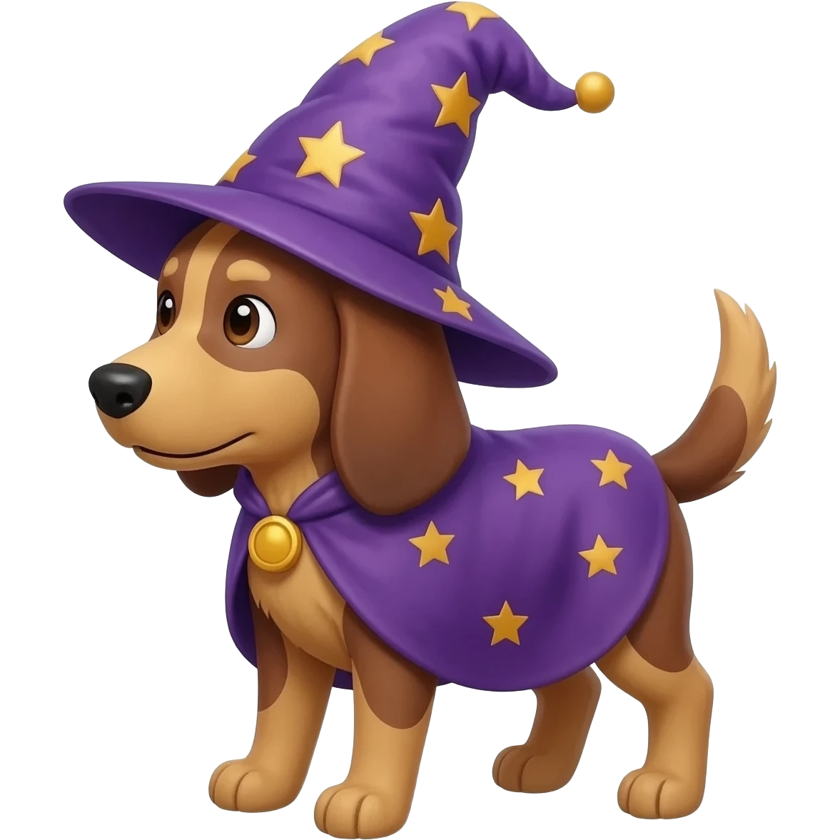 Dog wizard emoji