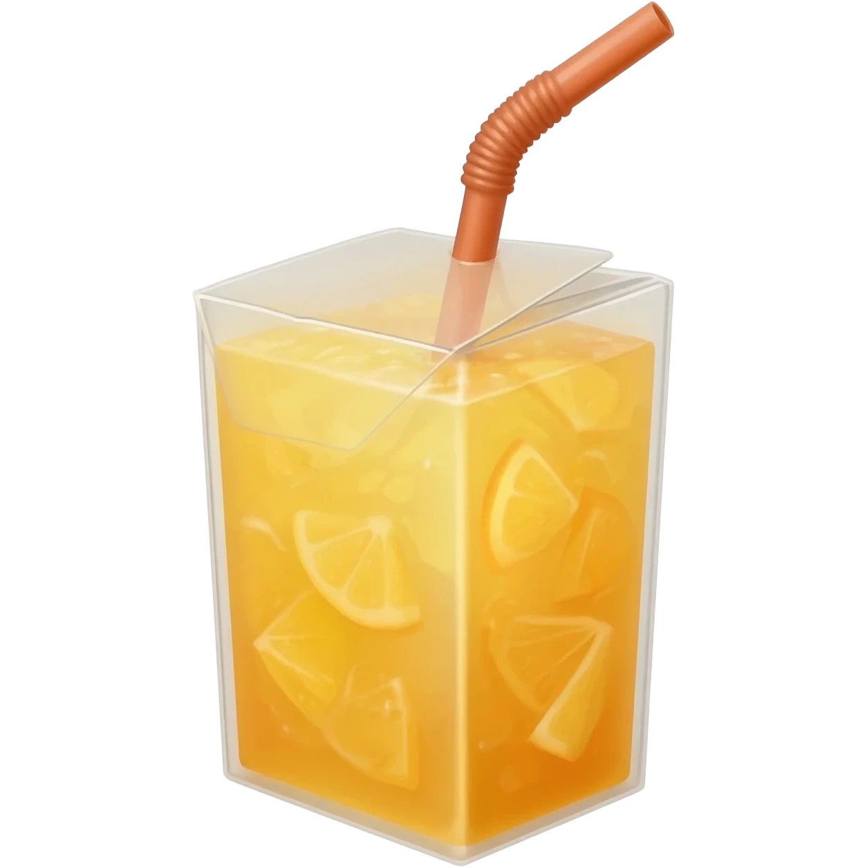 Mini straw Box Drink emoji