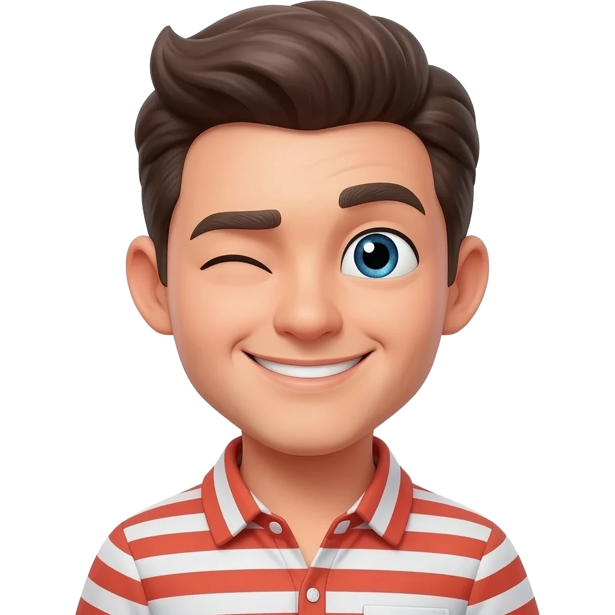 winked and smiled emoji