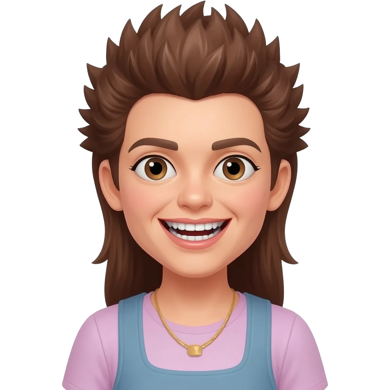 snaggle top teeth woman emoji