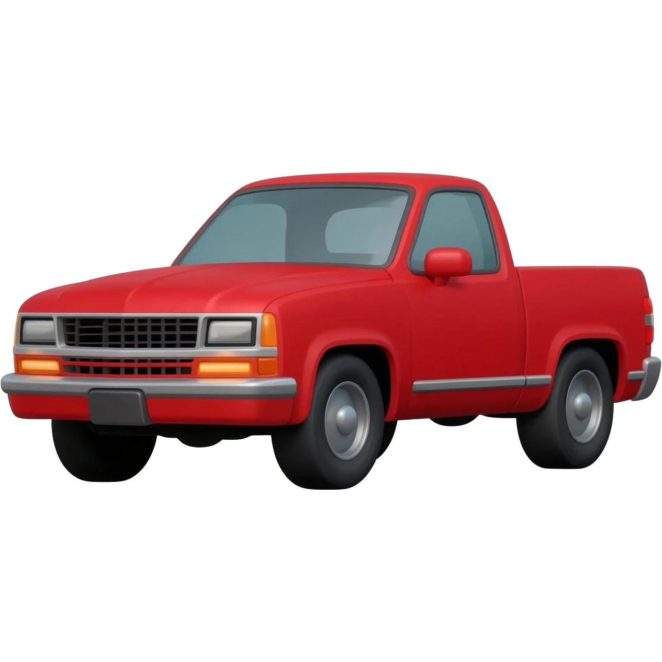 1987 Chevy Silverado c10 red emoji
